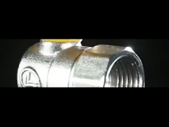 دستگیره آلومینیومی مرد × زن دریچه گلوله گاز مس