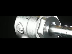 مرد x اتصال لوله دستگیره آلومینیومی دریچه های گاز مس