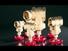 دسته چدنی ماده X ماده 4 اینچ شیر دروازه ای برنجی