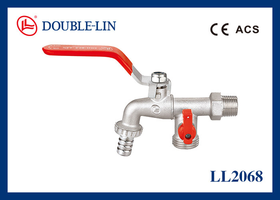 شیرهای آب‌نما برنجی ماشین لباسشویی 1/2 اینچ x 3/4 اینچ x 3/4 اینچ