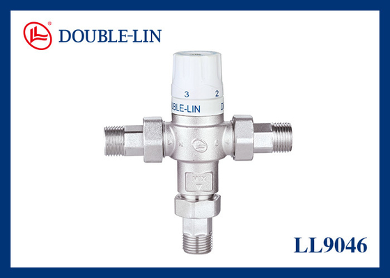 شیر اختلاط ترموستاتیک ضد رسوب قابل تنظیم 16 بار 38℃-65℃