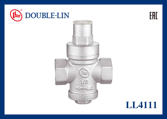 شیر کاهنده فشار 1/2 اینچ 3/4 اینچ PN16 رزوه ISO228 0℃ تا 80℃ فشار کاری