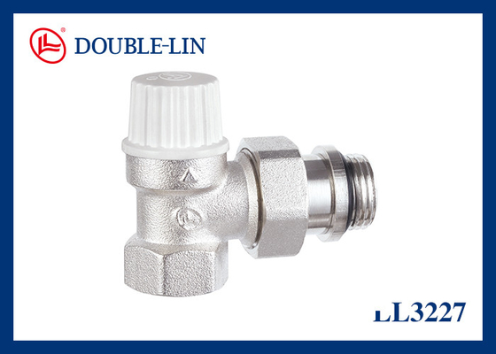 زاویه دریچه رادیاتور دستی نوع 145psi 32°F تا 248°F فشار کاری BS2779 Thread