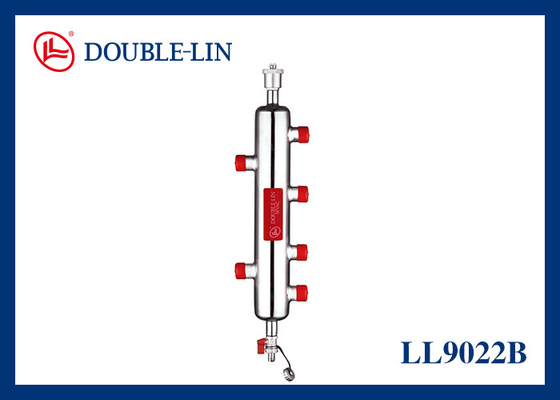 DN25 برنج Manifolds هیدرولیک به صورت جداگانه با رشته متصل تانک های فولاد ضد زنگ