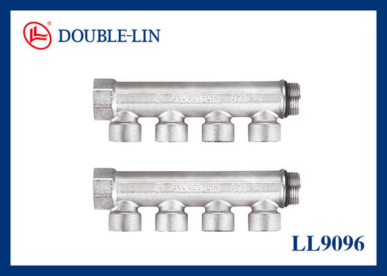 4 راه فاصله مرکز 36mm F1/2'' برنج Manifolds