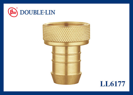F1 / 2 "x 14.3mm 2 قطعه برنج اتصال لوله زنانه