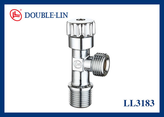ISO228 Thread 1/2" x 1/2" پولیش شده برنج زاویه ای Stop