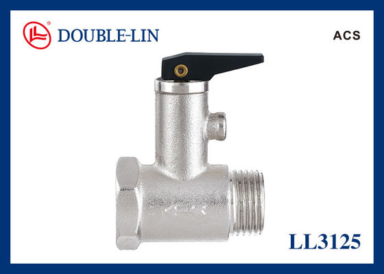 شیر اطمینان ایمنی دیگ بخار M1/2" با دسته اهرمی، فشار باز شدن 116psi
