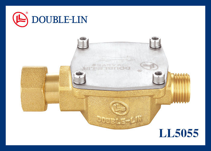 فیلتر گاز برنجی 5 بار با رزوه ISO228 F3/4 اینچ x M1/2 اینچ