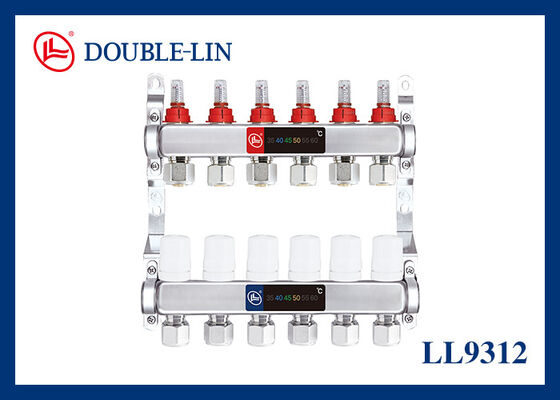 ISO228 Thread 10 Bar Brass Manifold با 16-2.0 20-2.0 اندازه آداپتور و HPB 57-3 مواد مس